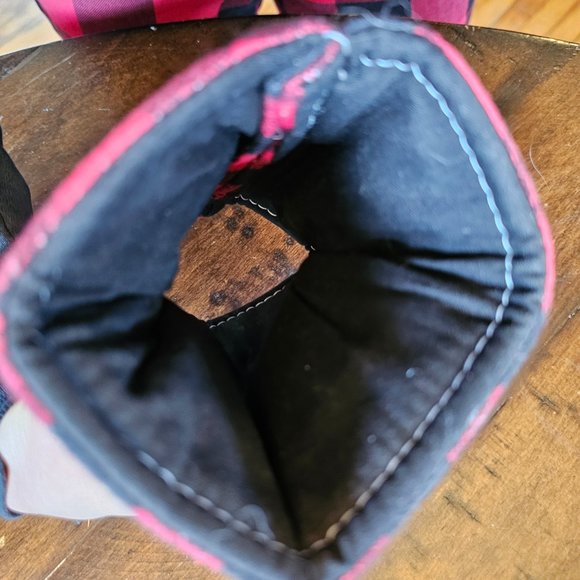 Love Mich Buffalo Plaid Coffee Cozy - Picture 3 of 3